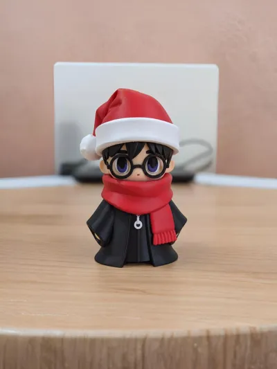 Figurine à soufflet de Noël au design spécial, ornement décoratif sur le thème de Harry Potter