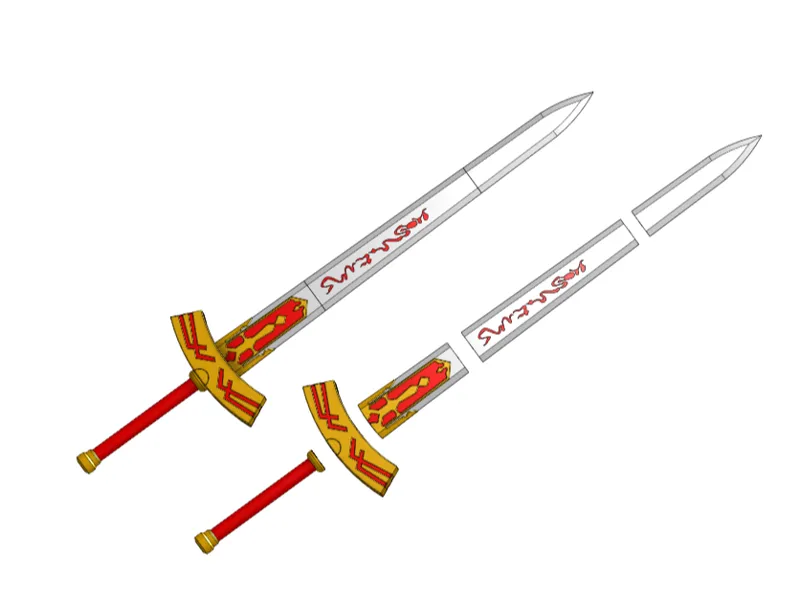 Lionheart's Excalibur from Fate Strange Fake