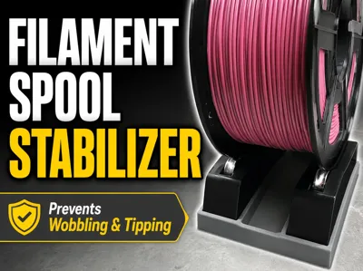 Stabilizing Tray for Filament Spool Holders