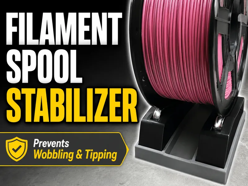 Stabilizing Tray for Filament Spool Holders