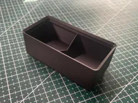 Gridfinity 1x2 box with wall