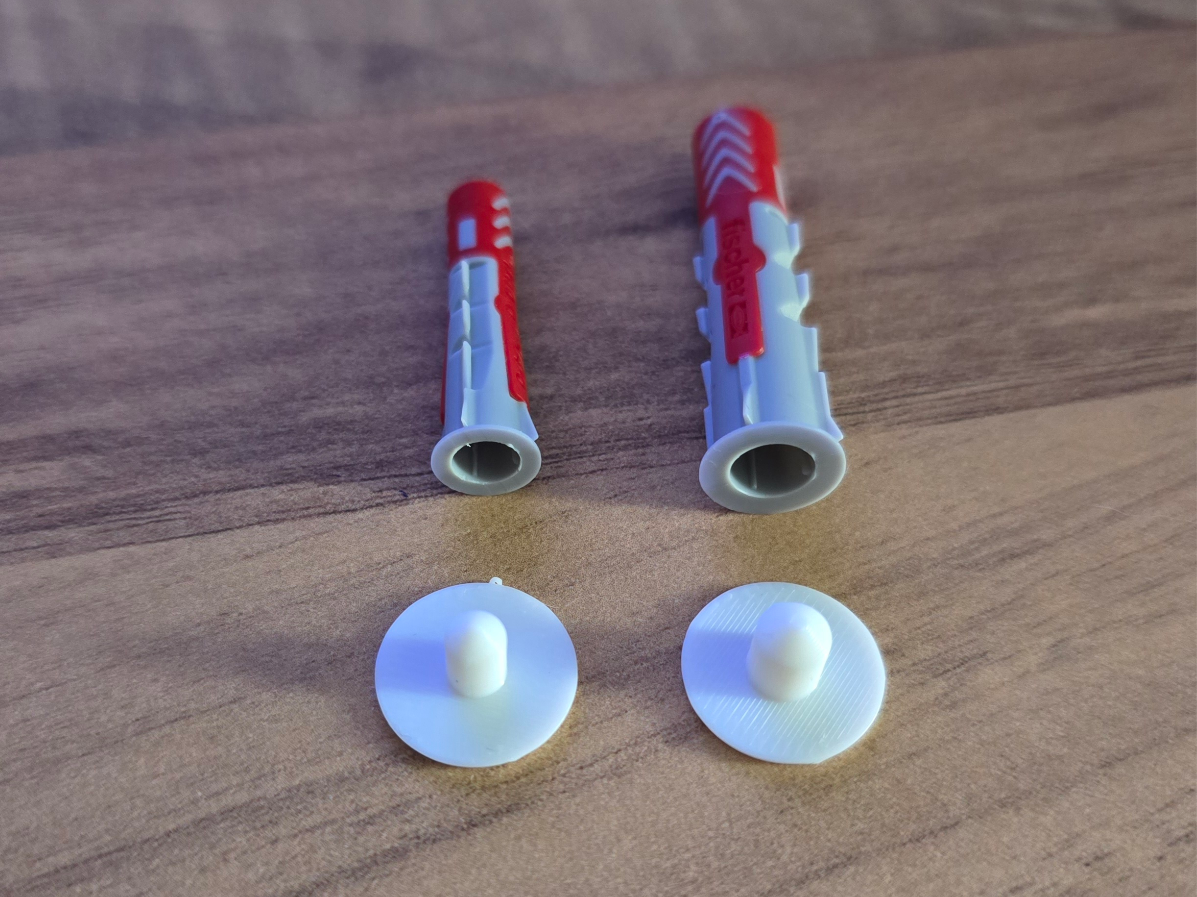 Dübellochabdeckung für 5mm und 6mm Dübel