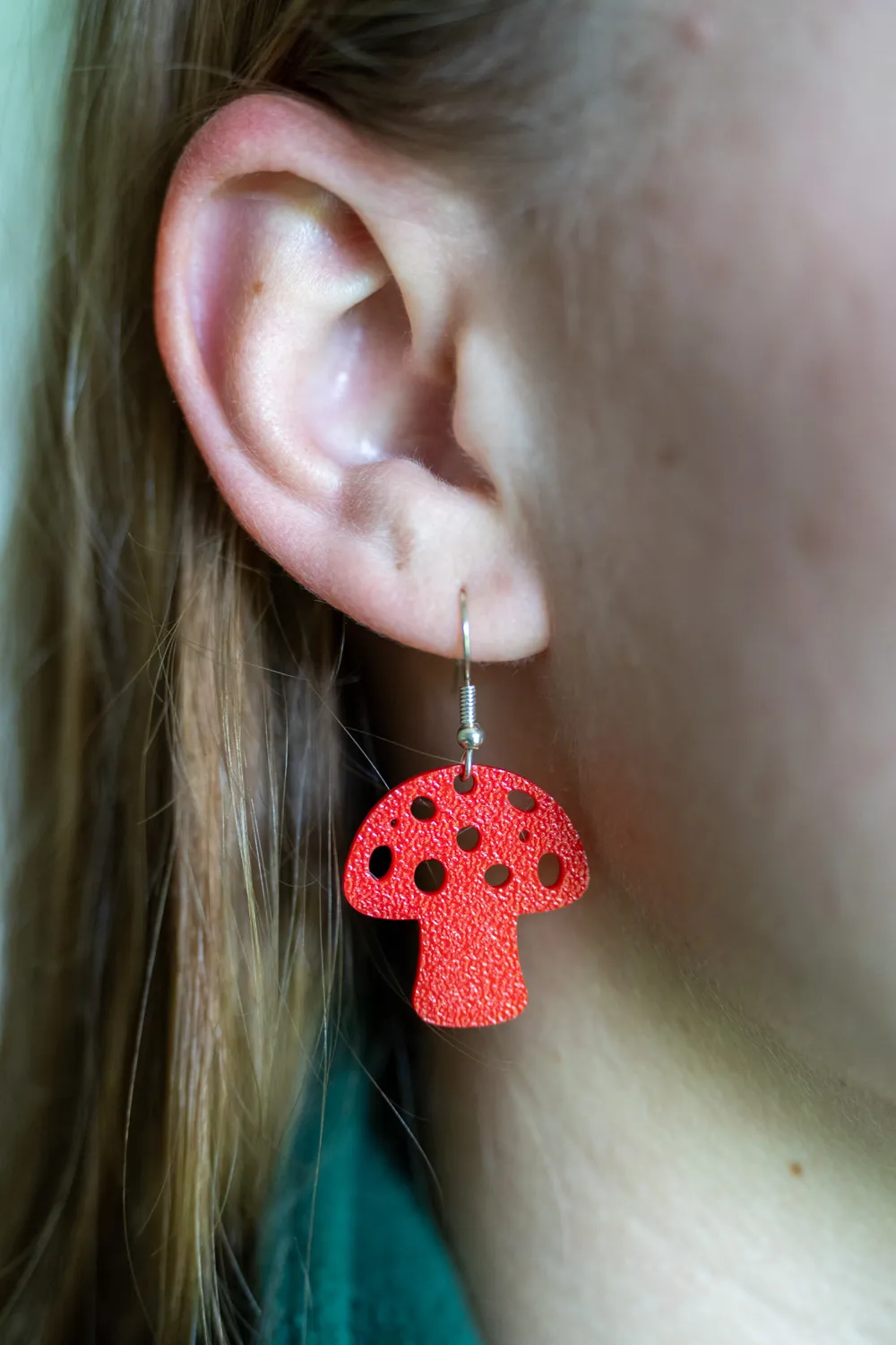 Mushroom Earrings view 2
