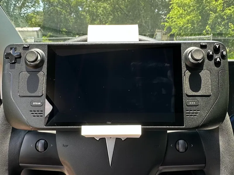 Steam Deck Steering Wheel Mount