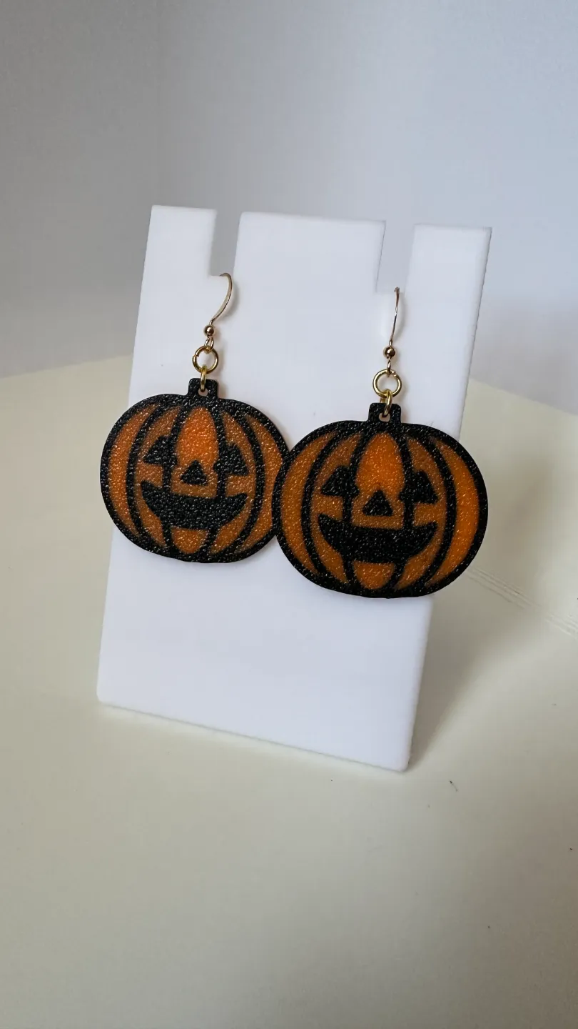 Jack-O-Lantern Earrings view 2