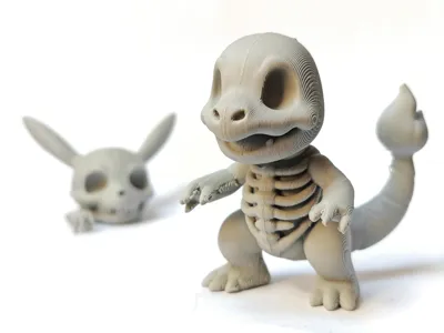 Charmander Pokémon Skeleton – Fossil Edition