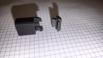 Clip o pieza de sujeción: Hidden 4 mm Wire / Grid Mount – Two-Piece Clip — vista de referencia 4