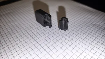Clip o pieza de sujeción: Hidden 4 mm Wire / Grid Mount – Two-Piece Clip — vista de referencia 3