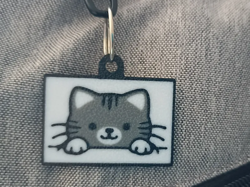 Porte cle chaton