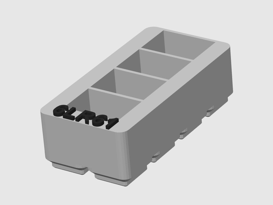 Miniatura 27 do modelo 3D Gridfinity PowerCell Organizer