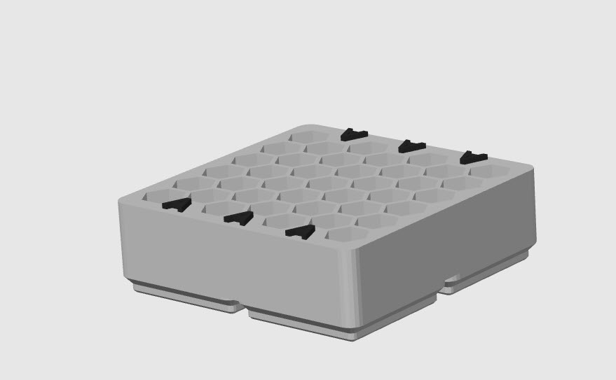 Miniatura 23 do modelo 3D Gridfinity PowerCell Organizer