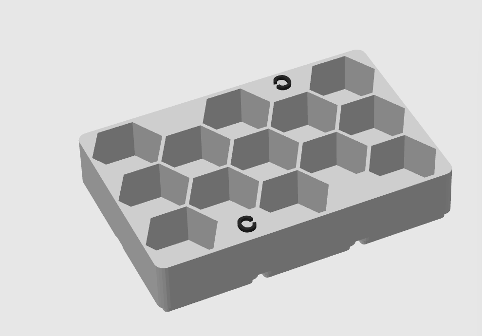 Miniatura 41 do modelo 3D Gridfinity PowerCell Organizer
