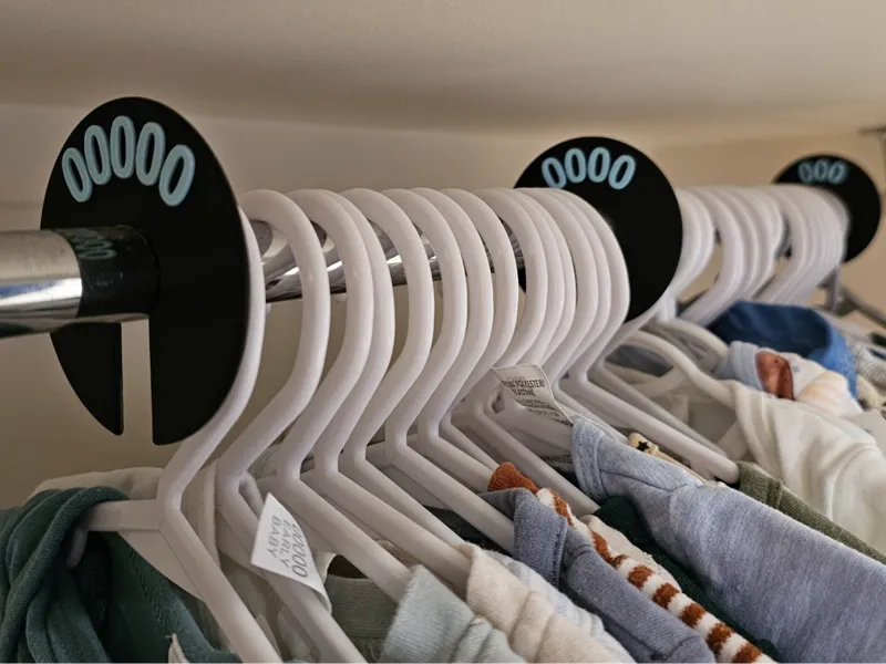 Baby Hanging Clothes Divider