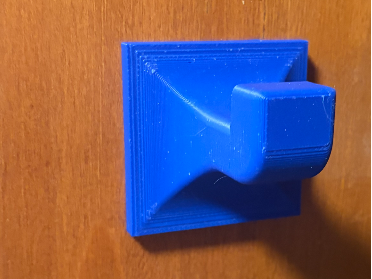 Simple modern bath hook