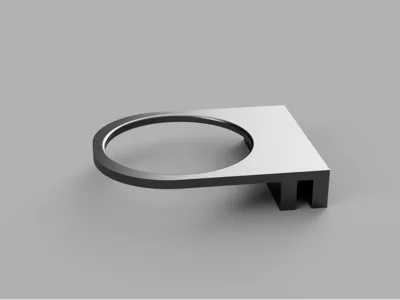 Plant holder for 5 mm glass aquarium