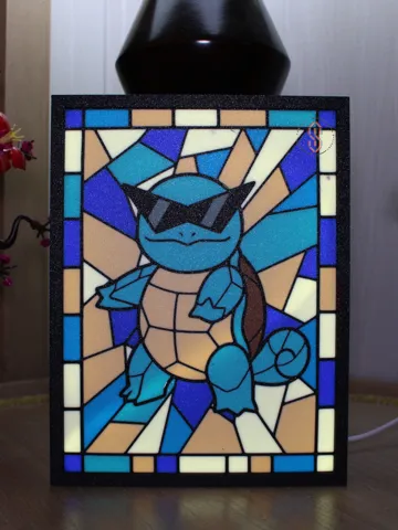 Accesorio para filamento: Stained Glass - Squirtle Squad (8 colors) — vista de referencia 2