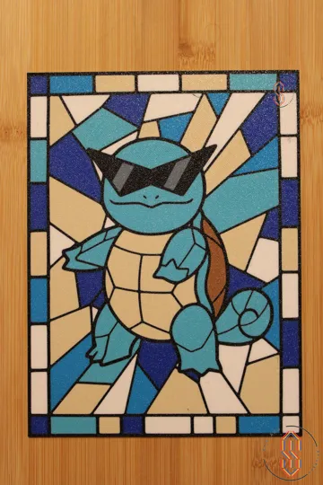 Accesorio para filamento: Stained Glass - Squirtle Squad (8 colors) — vista de referencia 3