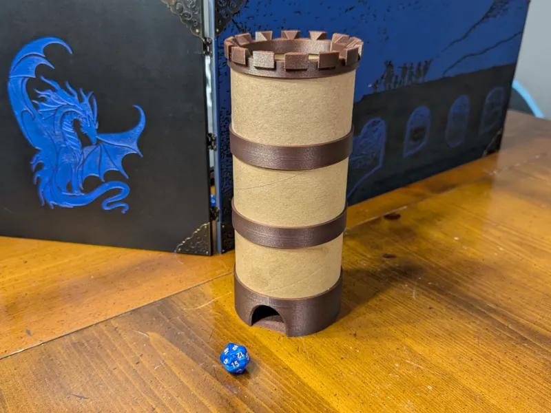 Center Spool Dice Tower