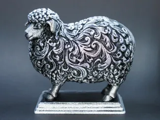 black sheep art sculpture decoration