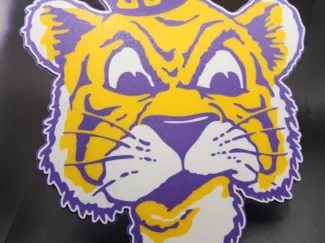 LSU 1955 Logo Vintage - 3D Printable Model