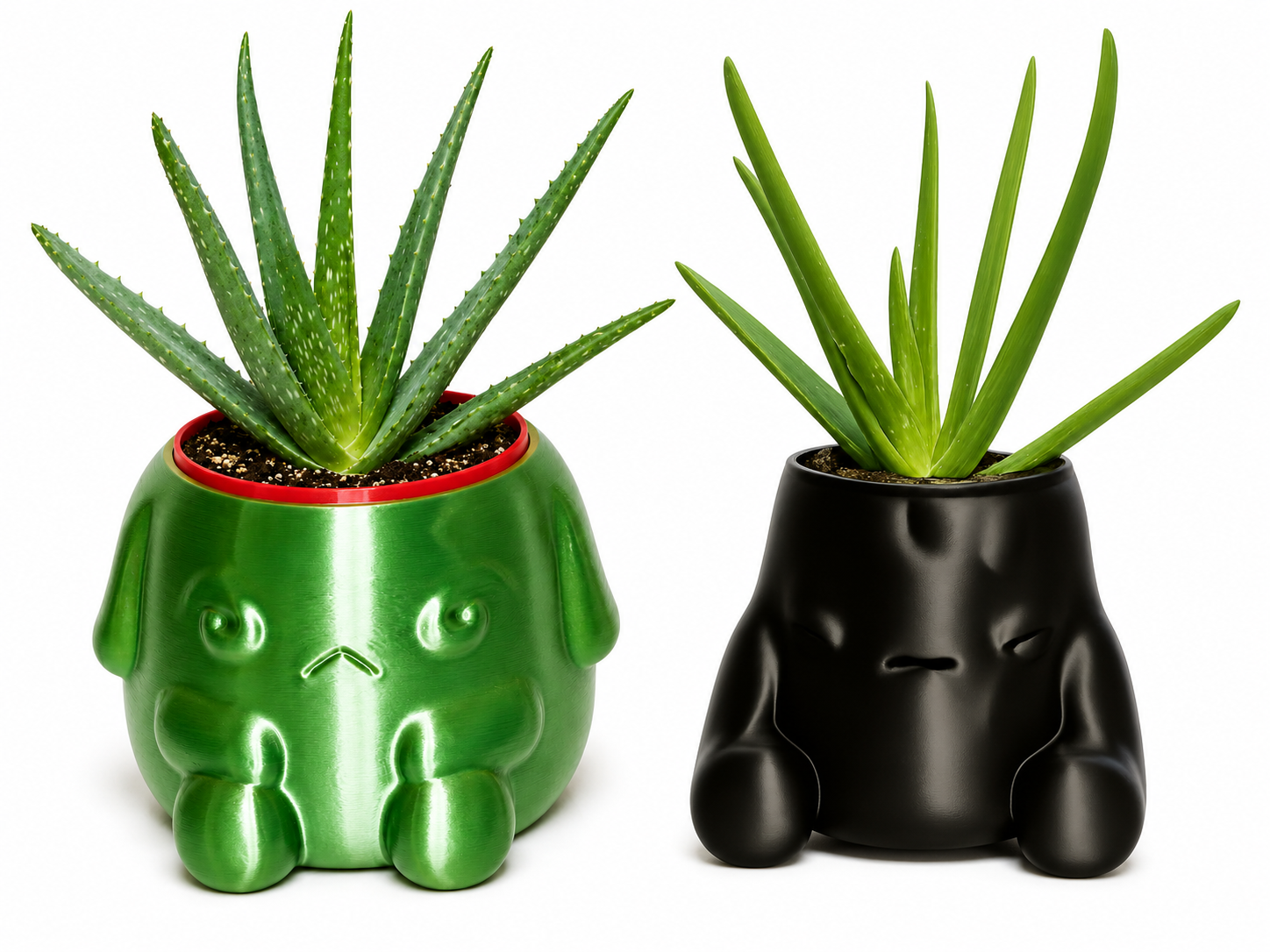 Cute Blob Planter Set
