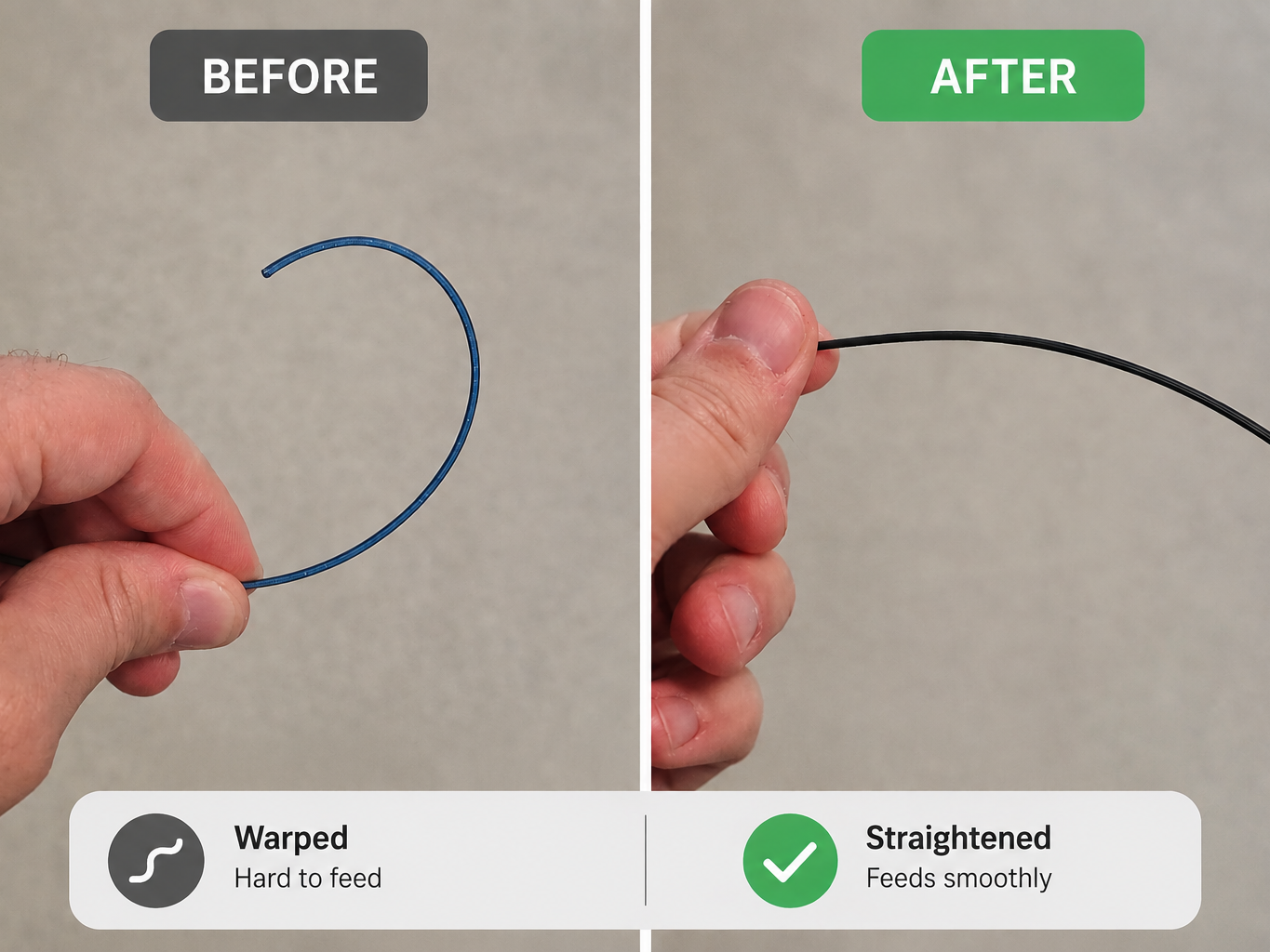 Money Saving Filament Straightener