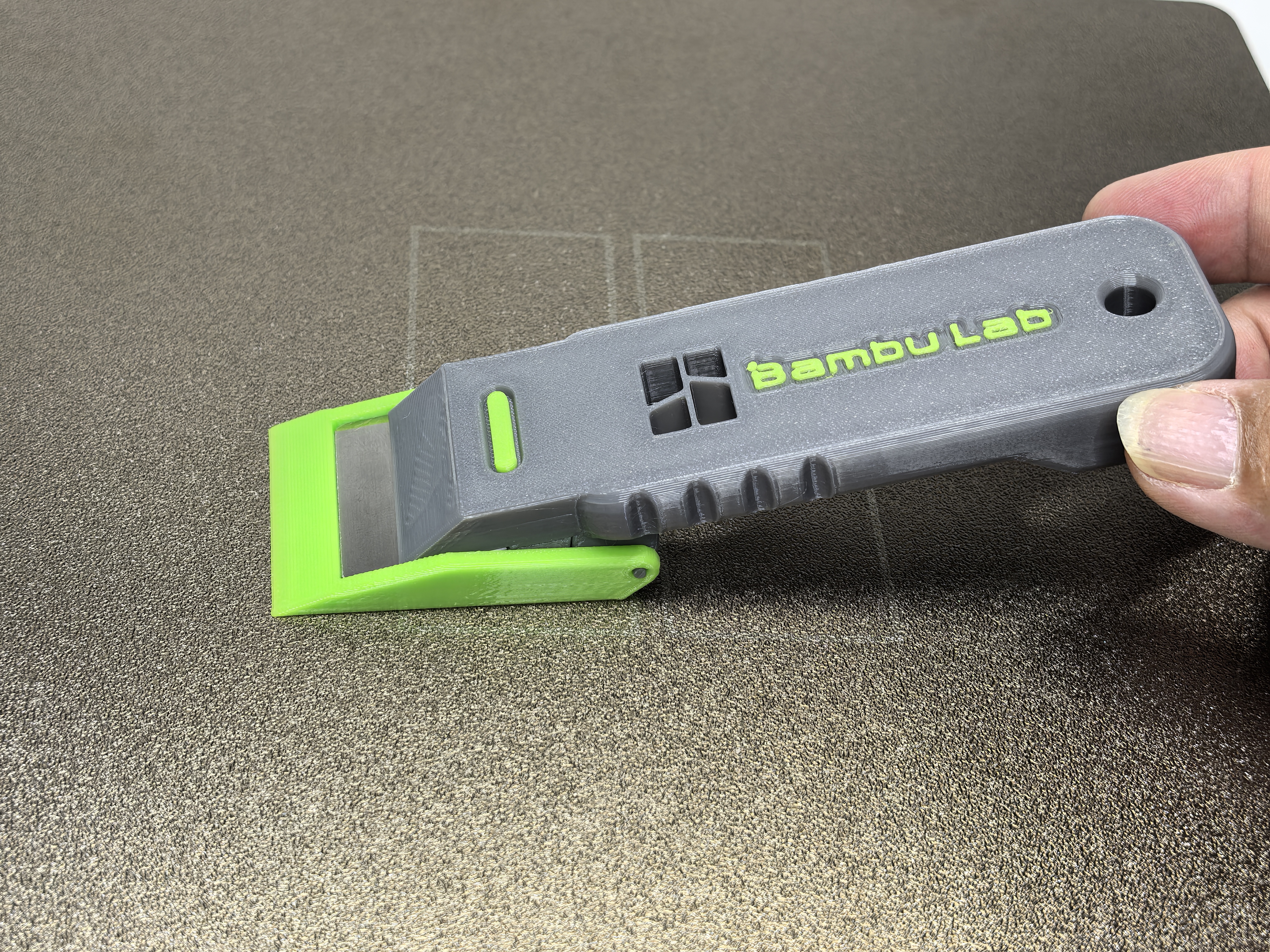 Miniatura 1 do modelo 3D 拓竹2合1热床铲刀，刮刀（钢刀胶刀随意切换，新机必打）