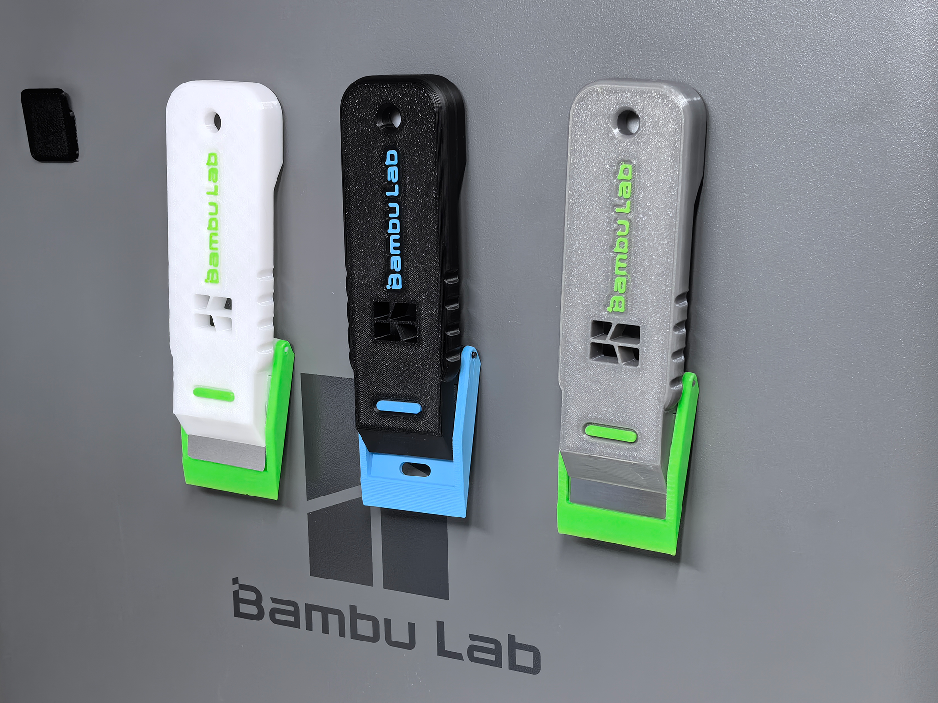 Miniatura 5 do modelo 3D 拓竹2合1热床铲刀，刮刀（钢刀胶刀随意切换，新机必打）