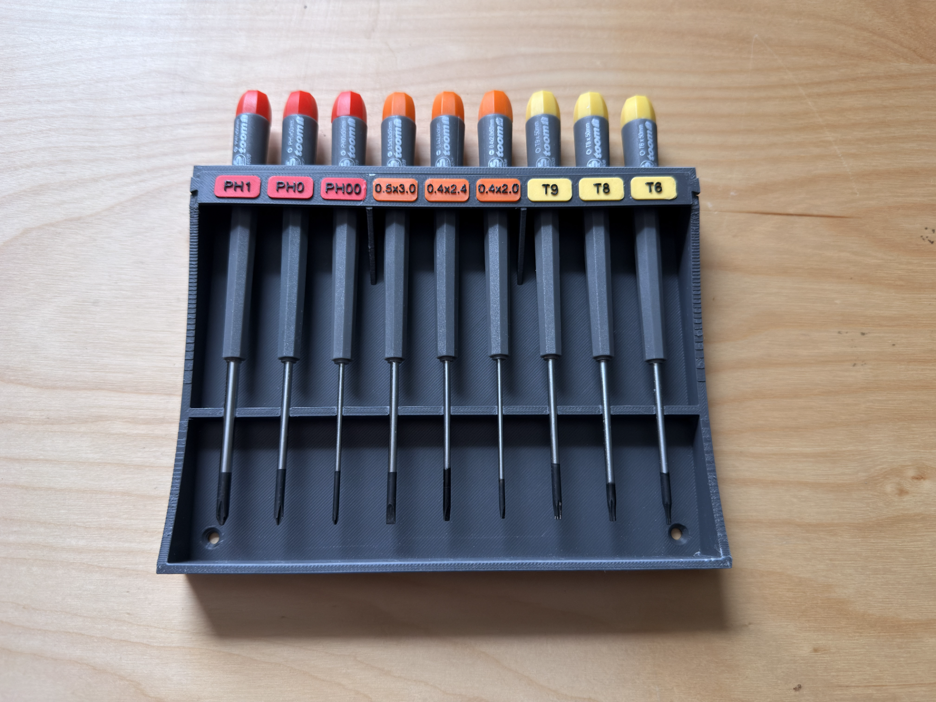 Feinmechaniker-Schraubendreher Halterung (9er Set)