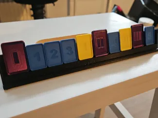 TTRPG Combat Tracker Stand with Tokens D&D
