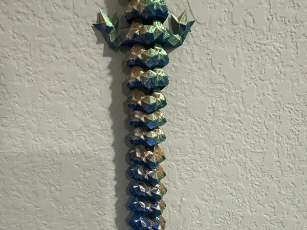 Gabarit de corps de dragon articulé