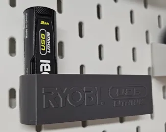 Ryobi USB Lithium 4v Battery Holder for Skädis