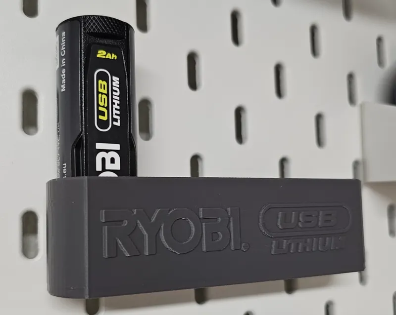 Ryobi USB Lithium 4v Battery Holder for Skädis