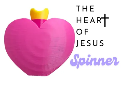 The Sacred Heart of Jesus Spinner - For BONBON!