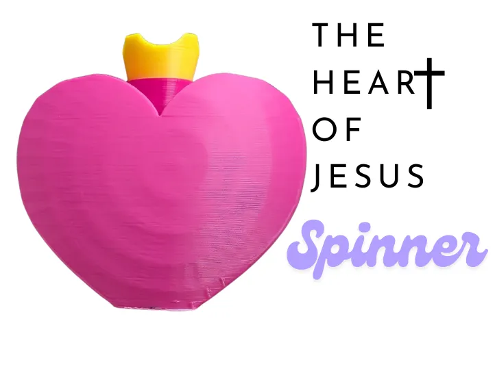 The Sacred Heart of Jesus Spinner - For BONBON!
