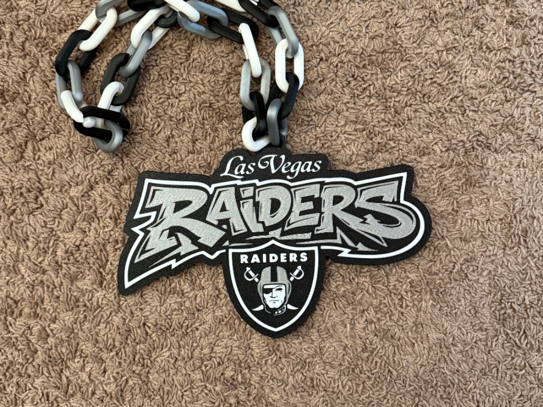 Las Vegas Raiders Oversized Necklace