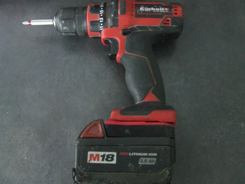 adattatore batterie 18v da milwaukee a einhell