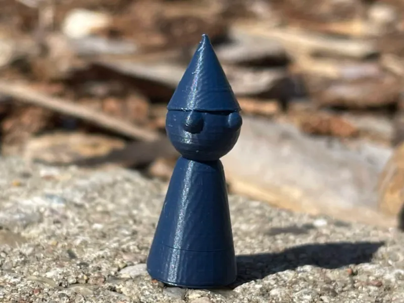 Simple Game Figure with Hat