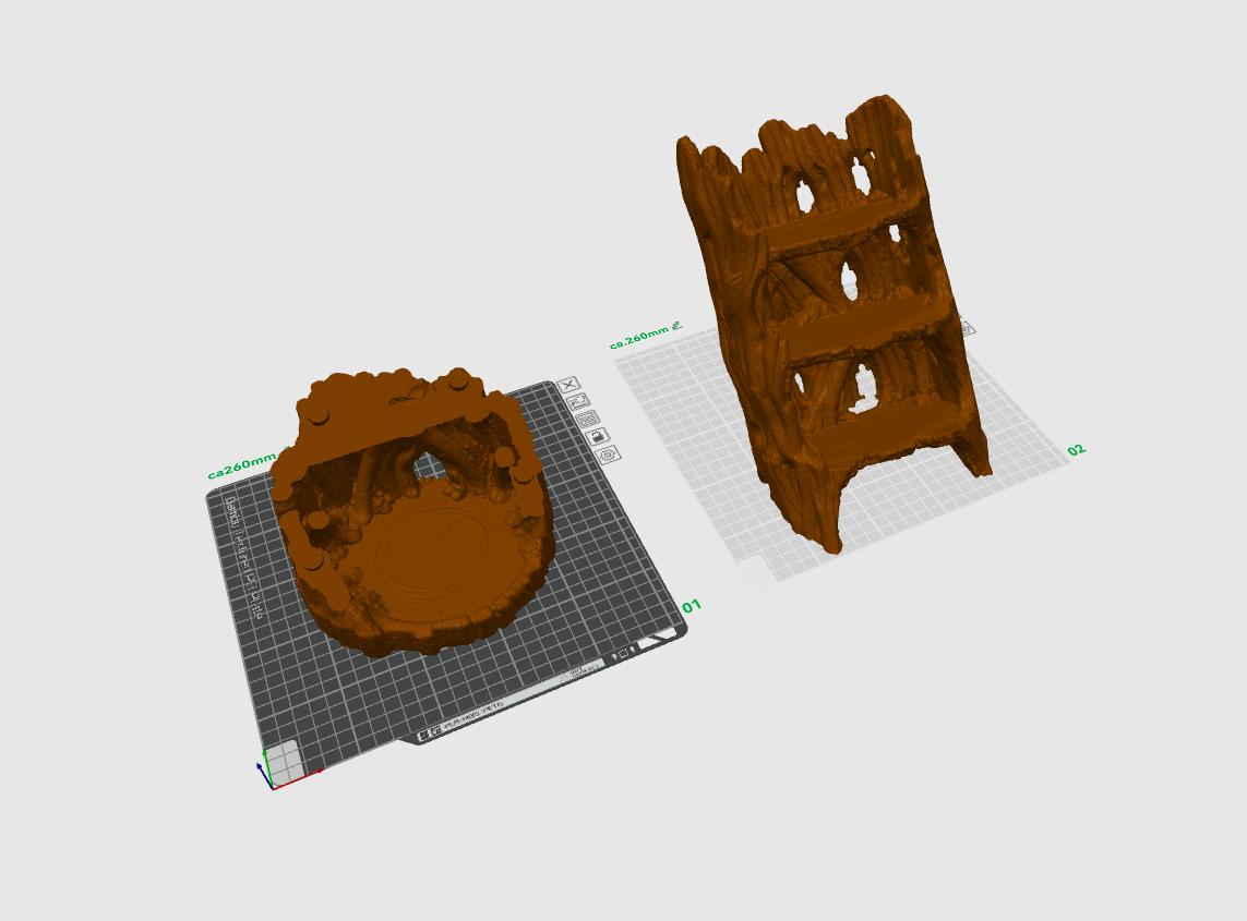 Miniatura 2 do modelo 3D Display Stand - Old Tree