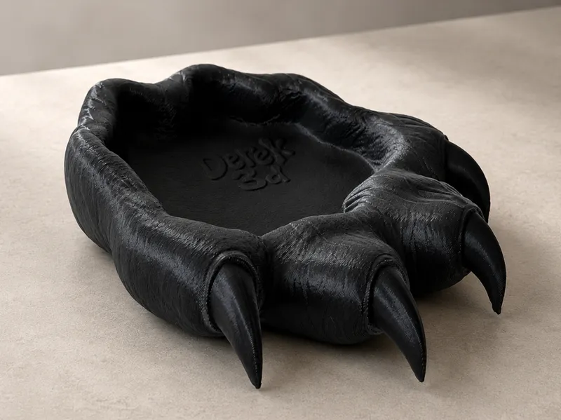 Svuota Tasche zampa tigre realistica