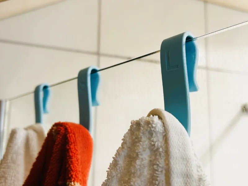 Towel Hook for every glass thickness