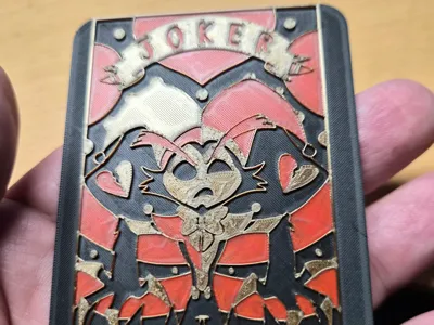 Husk Hazbin Hotel Playing Card v1