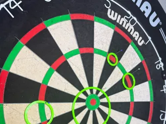 Darts Practice Rings
