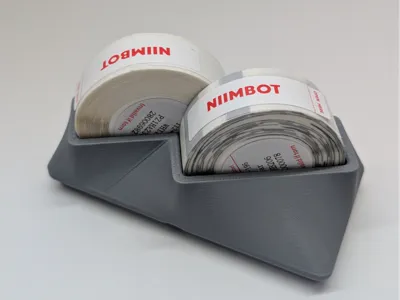 Niimbot D11 Gridfinity Spool Holder