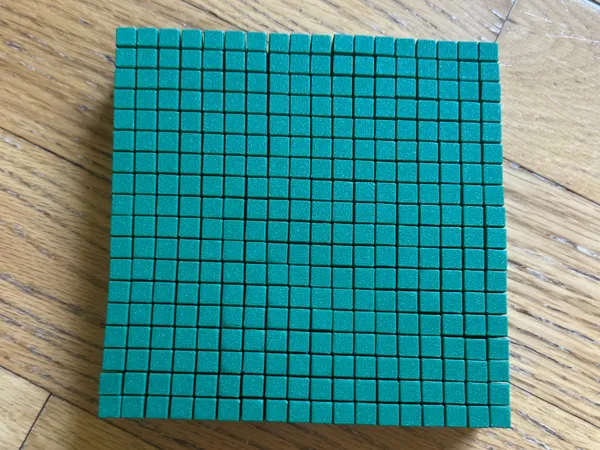 Grand cube fidget effet slime