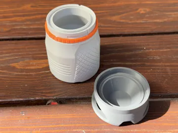 Caja o estuche: Titan Travel Pod - Sci-Fi Twist Lock EDC Container — vista de referencia 5