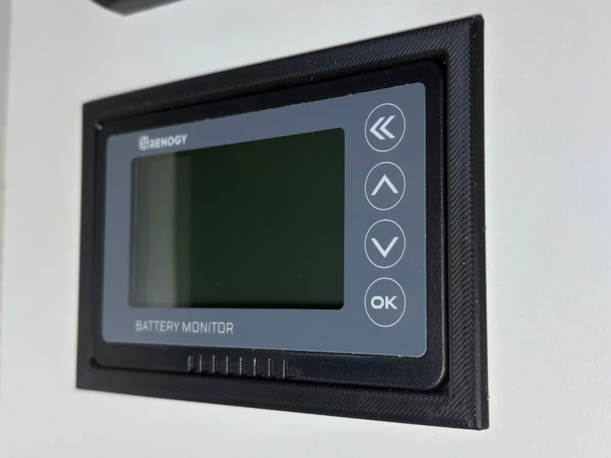 Cache de finition pour moniteur de batterie Renogy