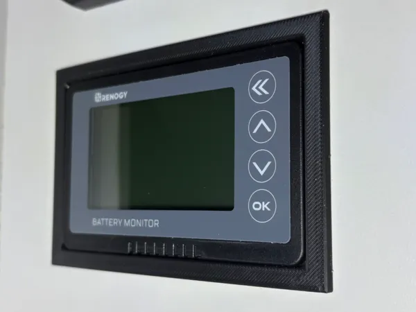 Cache de finition pour moniteur de batterie Renogy