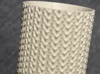 Large simple knit textured roller