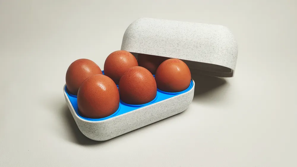 Egg Holder Box 6 - Free 3D Print Model - MakerWorld
